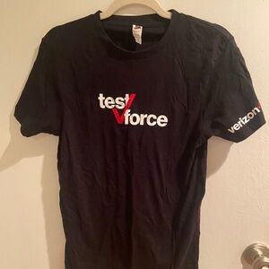 Official Verizon "Test Force" Men's small black T-shirt XL extra large